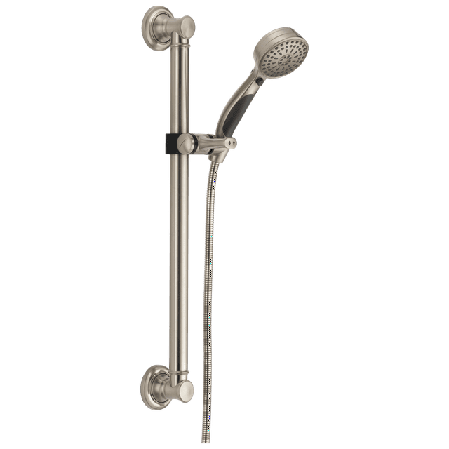 9-Spray ActivTouch® Hand Shower with Traditional Slide Bar / Grab Bar in Stainless 51900-SS