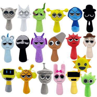 9" Sprunki Incredibox Plush Dolls for Kids, Featuring Fun and Engaging Game Characters, Perfect for Christmas and Birthday Surprises