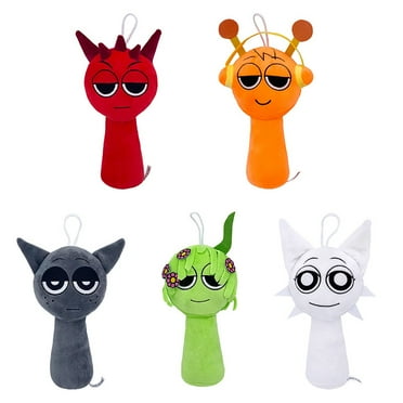 9" Sprunki Stuffed Animal Toys Buddies Doll, Sprunki Toys Game Action Plushies Merch Sprunki Plush Toys Figures Soft Doll Xmas Decorations Birthday Christmas Best Gifts for Game Fans or Kids