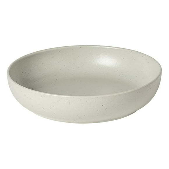 9'' Stoneware Pasta Bowl - Oyster Grey | Microwave & Dishwasher Safe | Food Safe Glazing | Restaurant Quality Tableware