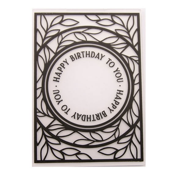 9 Styles Plastic Embossing Folder Template for DIY Scrapbooking Photo Album Card Paper Making Craft Decoration