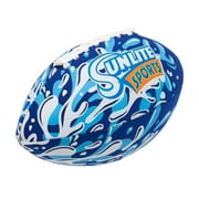 Sunlite Sports Waterproof Neoprene Football, Blue, Outdoor/Pool Toy, 9"