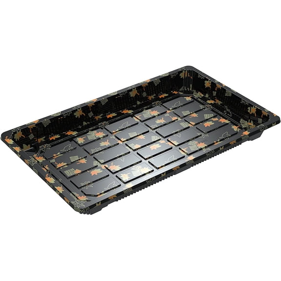 9# Sushi Container 300PK Sushi Tray 9 * 5.5-Inch Sushi take Out Tray with Clear Lid 300 Sets 9#