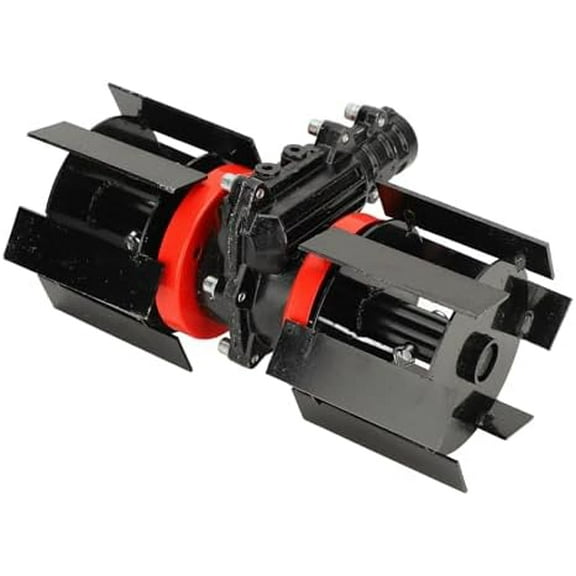 9 Teeth Disc Harrow, 14cm Weeding Wheel Straight Blade Universal Lawnmower Accessory Deep Plowing Wheel for Loosening Trenching, Scarifier Accessory$$Tools