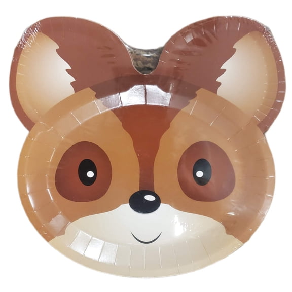 Celebrate It Thanksgiving Paper Plates Bear 12-Pc