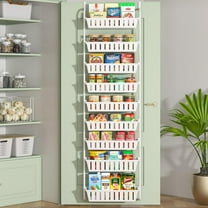 9-Tier Over The Door Pantry Organizer, Pantry Organization and Storage, Hanging Door Spice Rack Shelves for Home & Kitchen Organization, Laundry & Bathroom Essentials