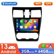 9" Touch Screen Android 13 Apple CarPlay 2+32GB Wifi RDS Car Stereo Radio Head Unit Multimedia GPS Navigation Player For Subaru XV Crosstrek 2016-2017/ Impreza 2015-2016