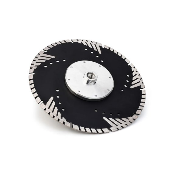9" Turbo Diamond Blade, Granite Saw Blade with Removable 5/8-11 Thread Cutting for Granite Marble Stone and Hard Pavers