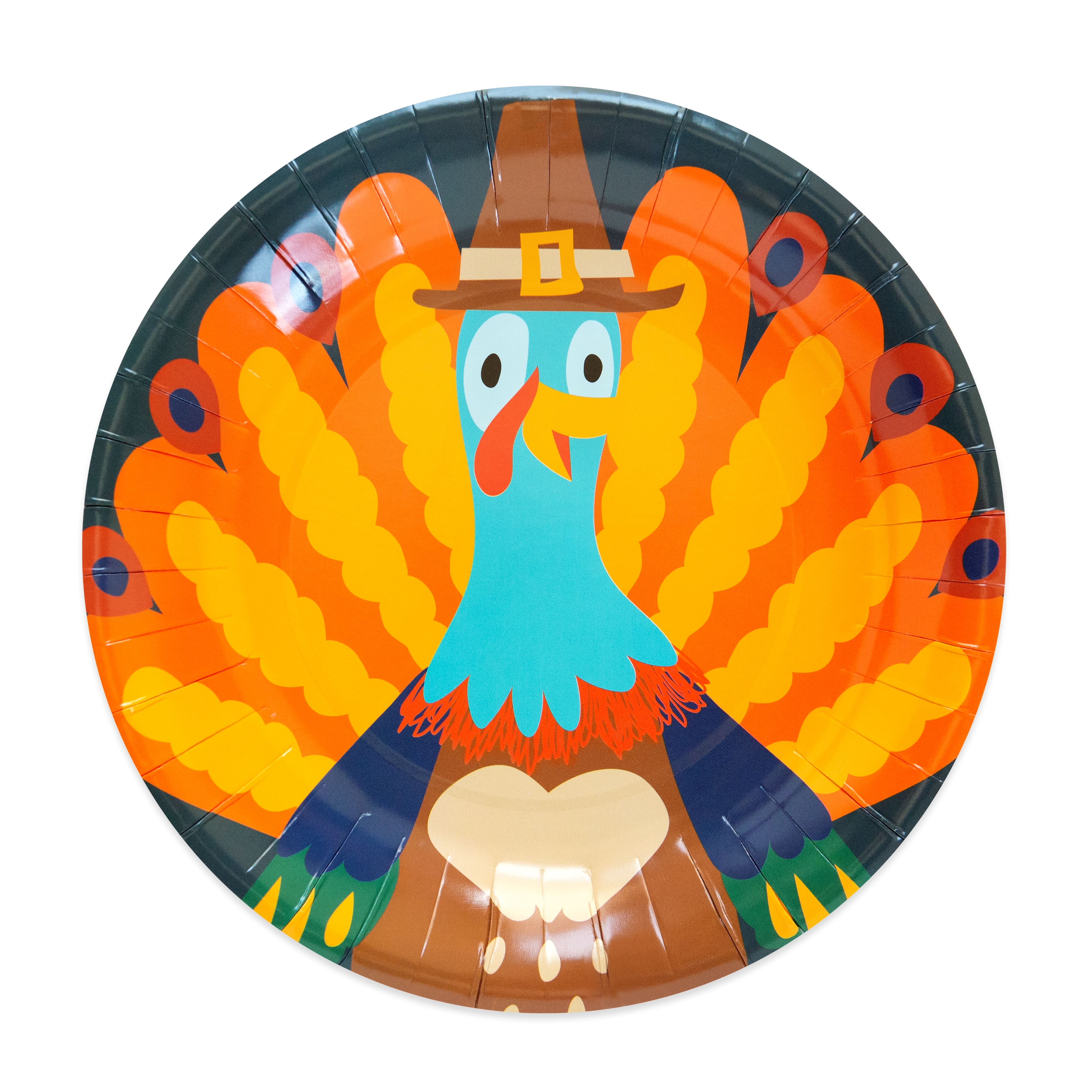 9" Turkey Paper Plates by Celebrate It™, 8ct.