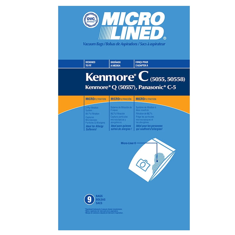 18 Vacuum Bags For Kenmore 5055 & Panasonic C-5 - Microlined Allergen Filtration Bags - View #6