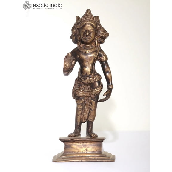 9" Vaikuntha Narasimha | Brass Statue