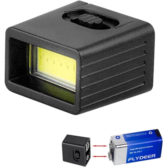 9 Volt LED Mini Flashlight High Brightness Portable Compact Pocket Torch Camping Hiking