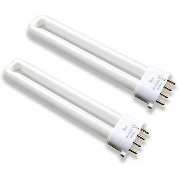 9 Watt 2G7 Base Fluorescent Light Bulb,Replacement for Satco S8365, Kandolite 96500,Coleman Lantern Bulb,Rayovac F9w-1 Light Bulb,CF9DS/E/841,4 Pin 2G7 Base,4100K 2PACK