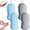 thumbnail image 1 of Toolye Body Scrubber, 2026 Toolye Magic Exfoliating Bath Sponge 3D, Super Soft and Skin-Friendly, Reusable Exfoliating Bath Sponge for Women and Men (4pcs-B), 1 of 8