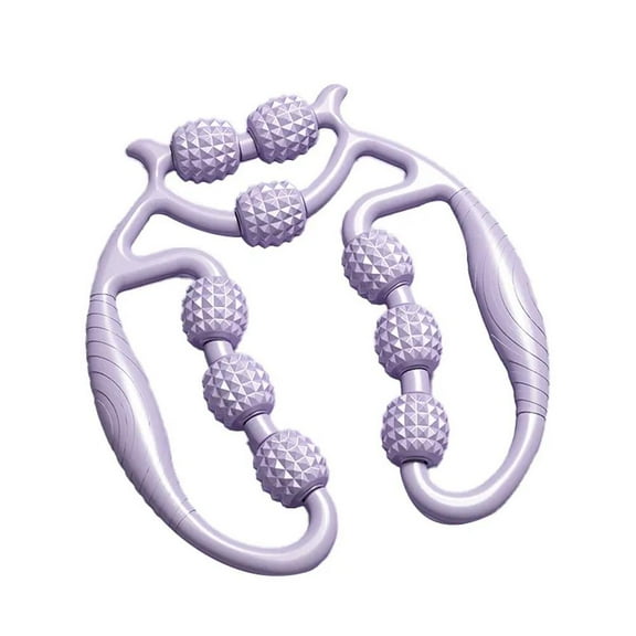 9 Wheels Muscle Roller Arm Leg Massager Massage Tool Relaxation Clamp Leg X9C6