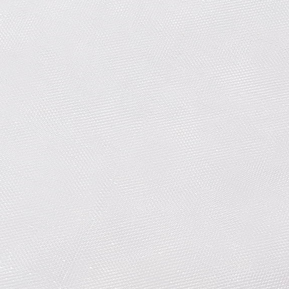 9 Inches Round White Sheer Organza Circles - 25 Pack, Shimmery Fabric, Tight Weave
