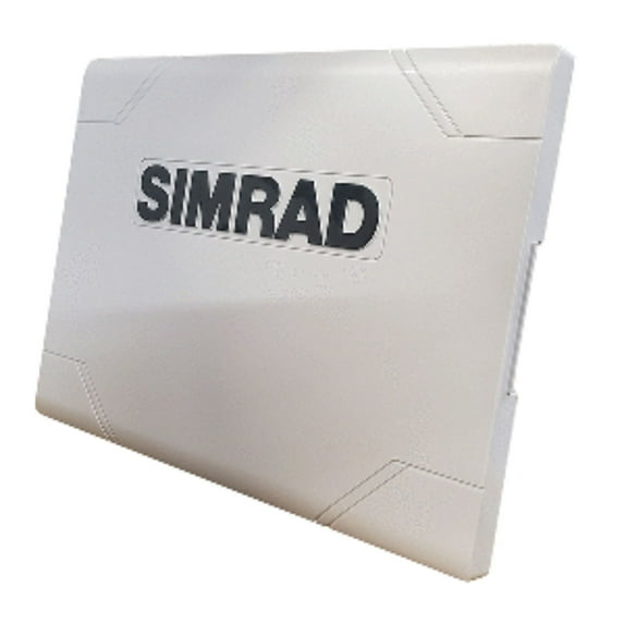 9" White and Black Contemporary Simrad Suncover for Go7 XSR