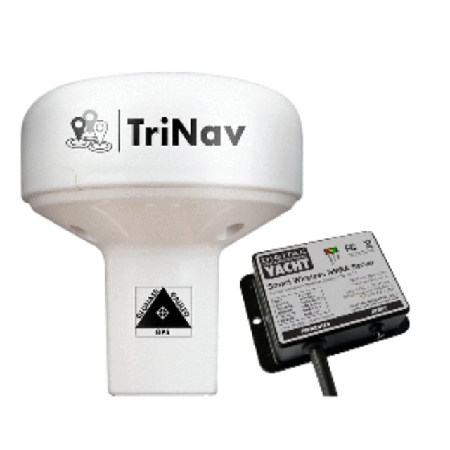 9" White and Black Digital Yacht GPS160 TriNav Sensor with WLN10SM NMEA