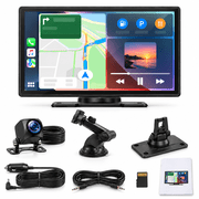9" Wireless Apple Carplay Screen for Car with OTA Update, Backup Camera