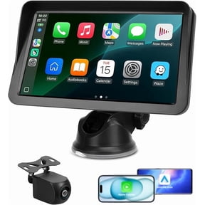 9" Wireless CarPlay Screen for Car, Apple CarPlay & Android Auto Receiver with 1080P Backup Camera, HD Touchscreen, Bluetooth, GPS, Voice ControlUniversal Fit for All Cars
