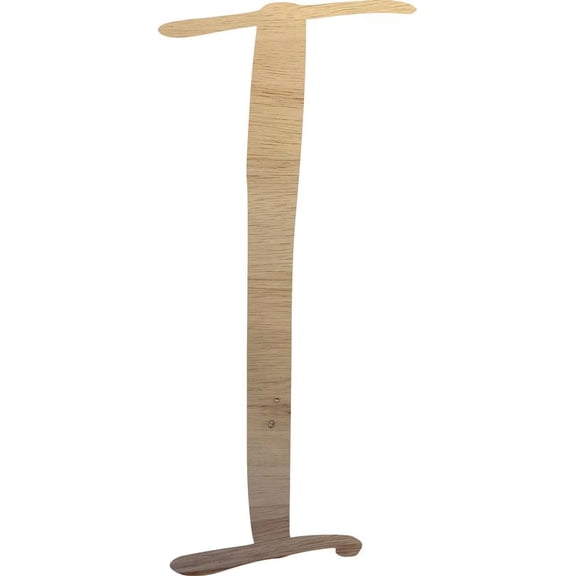 9'' Wooden Letter I, Unfinished 1/4'' Cutout, Script Craft Letters, Wall Hanging