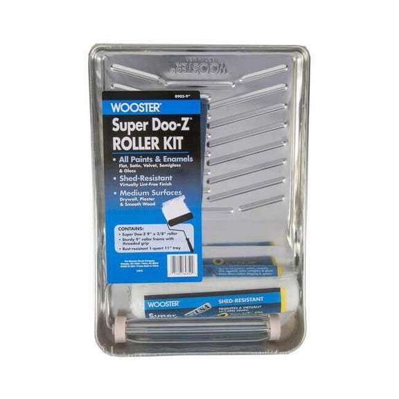 Wooster Paint Roller Kit, 9 in. L,3 Pieces R905-9