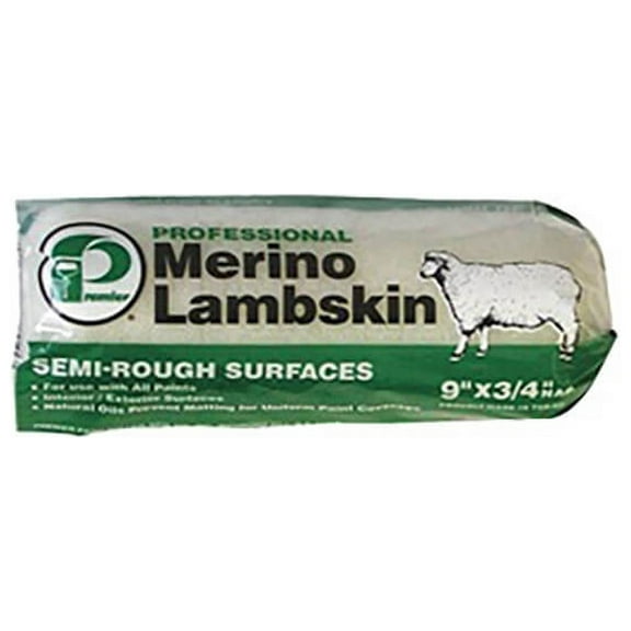 9 X 1/2 Merino Lambskin Roller Cover
