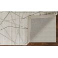 thumbnail image 1 of 9' X 12' Gray and Ivory Abstract Hand Woven Area Rug, 1 of 5