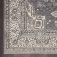 thumbnail image 1 of 9' X 12' Gray and Ivory Medallion Power Loom Area Rug, 1 of 11