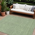 thumbnail image 1 of 9' X 12' Green And Beige Geometric Washable Indoor Outdoor Area Rug, 1 of 5