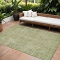 thumbnail image 1 of HomeRoots 603885 9 x 12 ft. Sage, Green & Brown Oriental Washable Indoor & Outdoor Rectangle Area Rug, 1 of 5