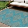 thumbnail image 1 of HomeRoots 598792 9 x 12 ft. Teal Blue & Pink Geometric Washable Indoor & Outdoor Rectangle Area Rug, 1 of 5