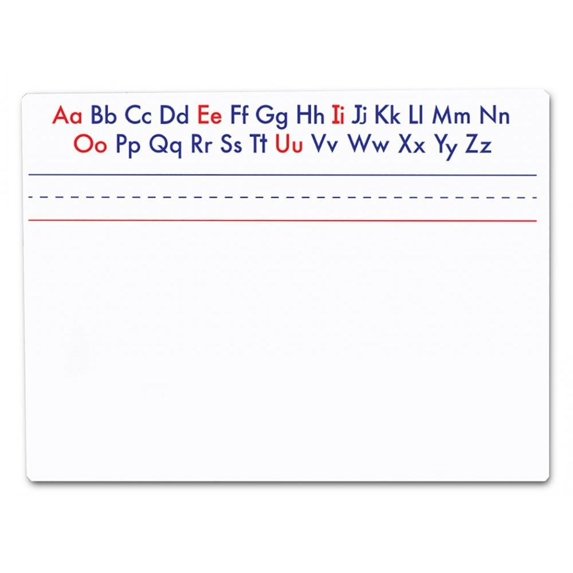 9" X 12" Two Sided Alphabet Magnetic Dry Erase Board Bulk Class Pack Of 12