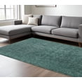 thumbnail image 1 of HomeRoots 617254 9 x 13 ft. Green & White Hand Woven Rectangle Area Rug, 1 of 5