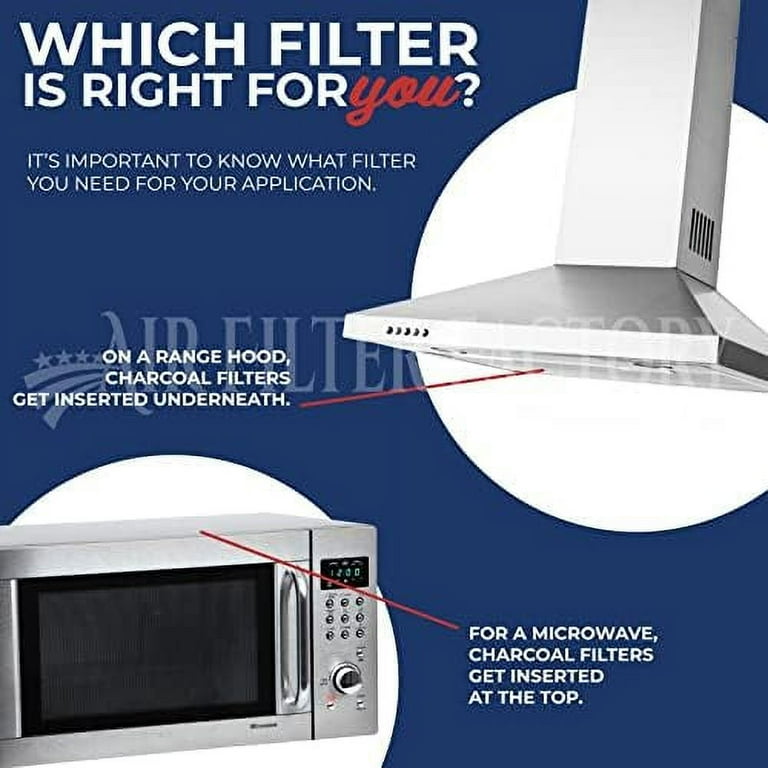 Charcoal range hood top
