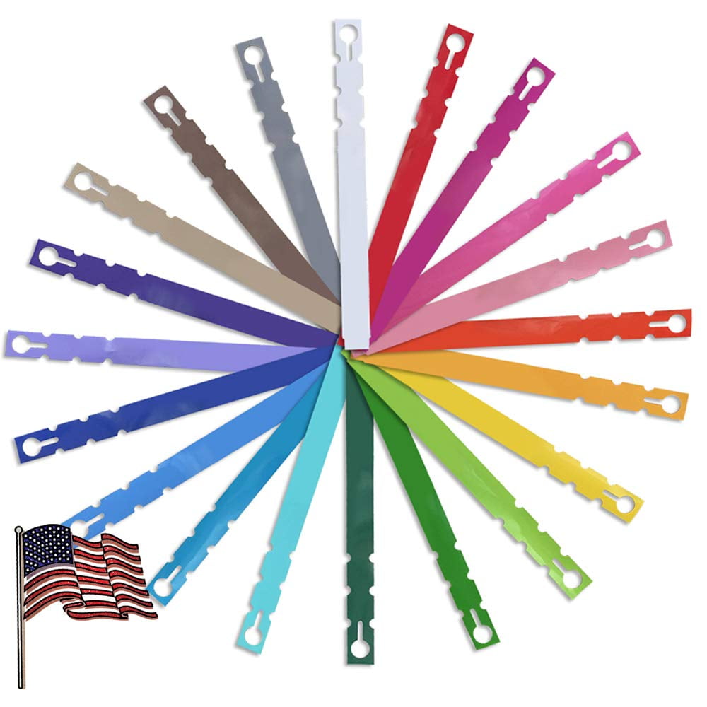 9" X 3/4" Assortment Of 20 Colors 1,000 Pcs Plastic Plant And