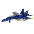 thumbnail image 1 of 9" X-Planes US Navy F-18 Hornet Blue Jet Toy with Pull Back Action, 1 of 4