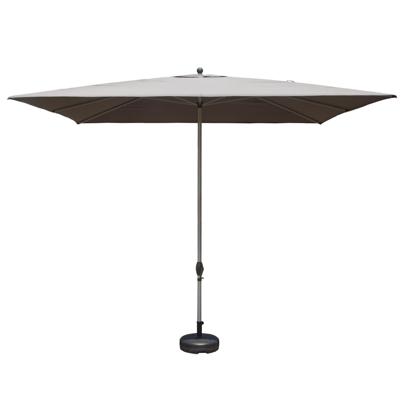 9'X11.5' Adjustment Rectangle Cantilever Umbrella with Push-Button Tilt , Patio Umbrella with Crank Open System, Aluminium Outdoor Umbrella for Backyard, Pool, Grey