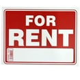 thumbnail image 1 of 9"X12" "FOR RENT" Plastic Signage Sign-1CT, 1 of 3