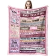 thumbnail image 1 of 9 Year Old Girl Birthday Gift, 9th Girls Boys Birthday Decorations Blanket, 9th Birthday Gift Ideas for Daughter Granddaughter Son Grandson, Soft Cozy Flannel Throw Blanket for Bed Sofa Christmas, 1 of 5