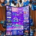 thumbnail image 1 of 9 Year Old Girl Birthday Gift Ideas Throw Blanket, 9th Birthday Gifts for Girls, Happy 9th Birthday Decorations, Best Birthday Gifts for 9 Year Old Girls Daughter Bestie Sister 50" x 60", 1 of 5