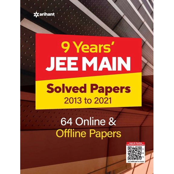 9 Years Solved Papers JEE Main 2022, (Paperback)