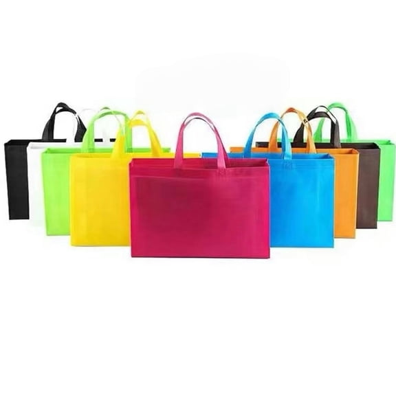 9-color non-woven gift bags with handles - vibrant & versatile