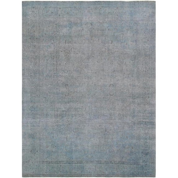 9 ft. 5 in. x 12 ft. 8 in. Pasargad Vintage Overdyes Hand-Knotted Lambs Wool Area Rug