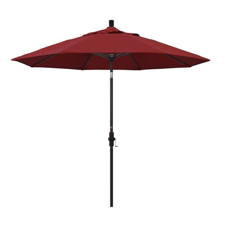 9 ft. Aluminum Market Umbrella Collar Tilt - Bronze-Pacifica-Red