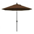 thumbnail image 1 of 9 ft. Aluminum Market Umbrella Push Tilt - Bronze-Olefin-Teak, 1 of 1