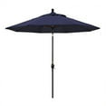 thumbnail image 1 of 9 ft. Aluminum Market Umbrella Push Tilt - Bronze-Sunbrella-Navy, 1 of 1