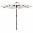 thumbnail image 1 of 9 ft. Beige & Terracotta Polyester Octagonal Tilt Market Patio Umbrella, 1 of 1
