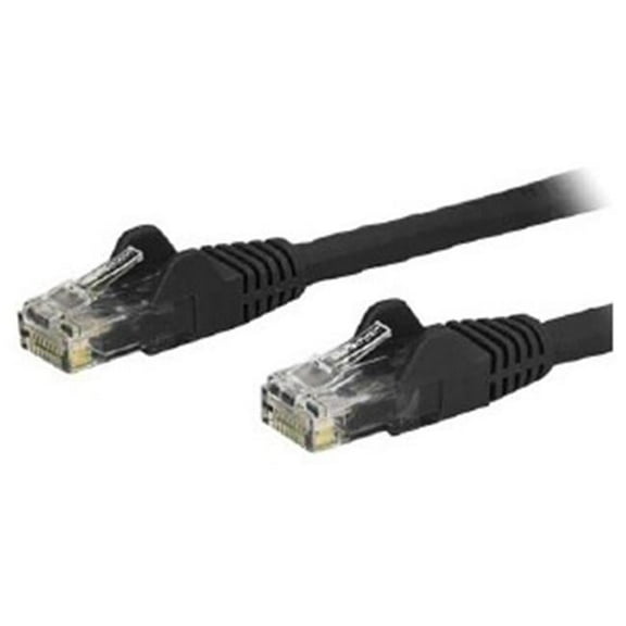 9 ft. Black CAT6 Cable with Snagless RJ45 Connectors