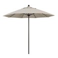 9 ft. Bronze Aluminum Commercial Market Patio Umbrella with Fiberglass